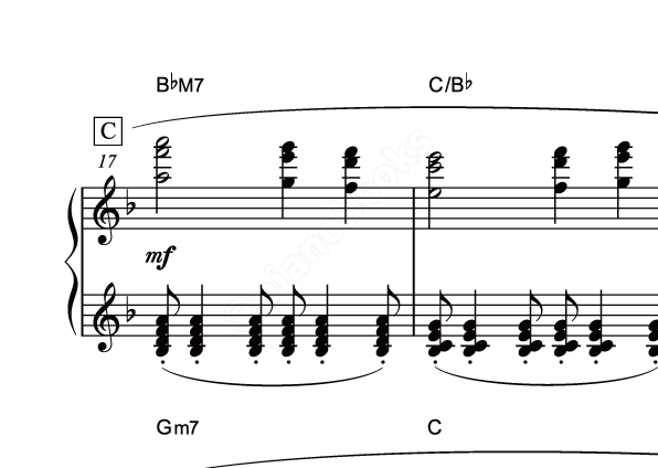 風の憧憬 のピアノ楽譜 光田康典