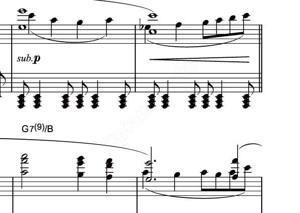 風の憧憬 のピアノ楽譜 光田康典