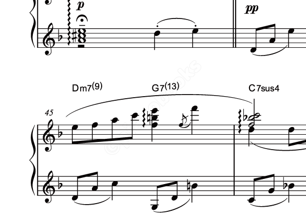 風の憧憬 のピアノ楽譜 光田康典