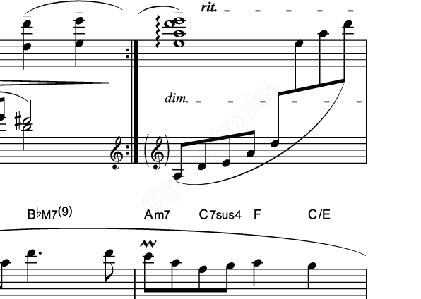 風の憧憬 のピアノ楽譜 光田康典
