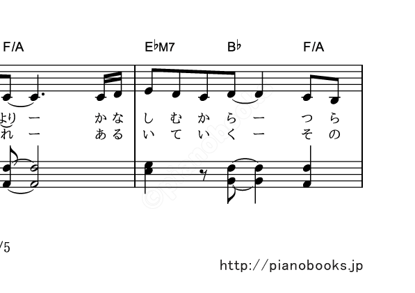ひまわりの約束」のピアノ楽譜／秦基博