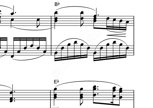 きよしこの夜 のピアノ楽譜 クリスマスソング