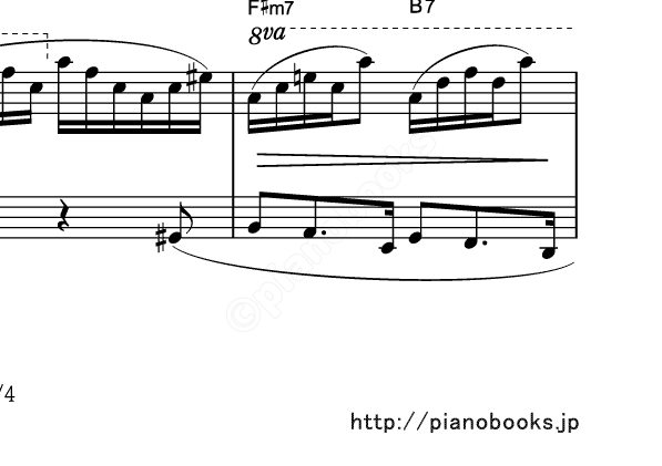 夢はひそかに のピアノ楽譜 ディズニー