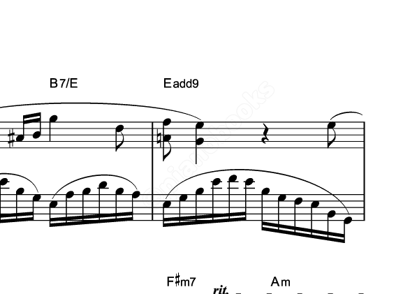 夢はひそかに のピアノ楽譜 ディズニー