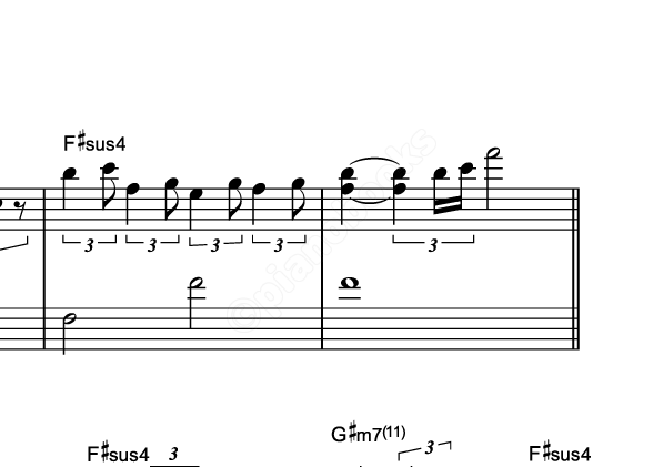 スパークル のピアノ楽譜 Radwimps